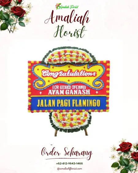 Sewa Papan Bunga Lampihong